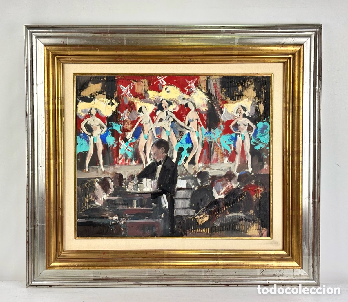 Arte: ANTONI VIVES FIERRO - EL CAMBRER, A&Ntilde;O 1990 - OLEO LIENZO