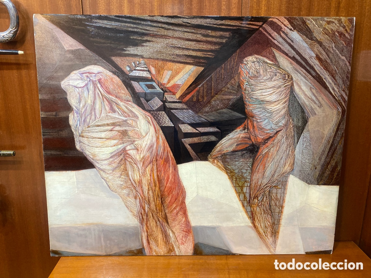 Arte: &Oacute;leo sobre tabla de madera - Foto 2