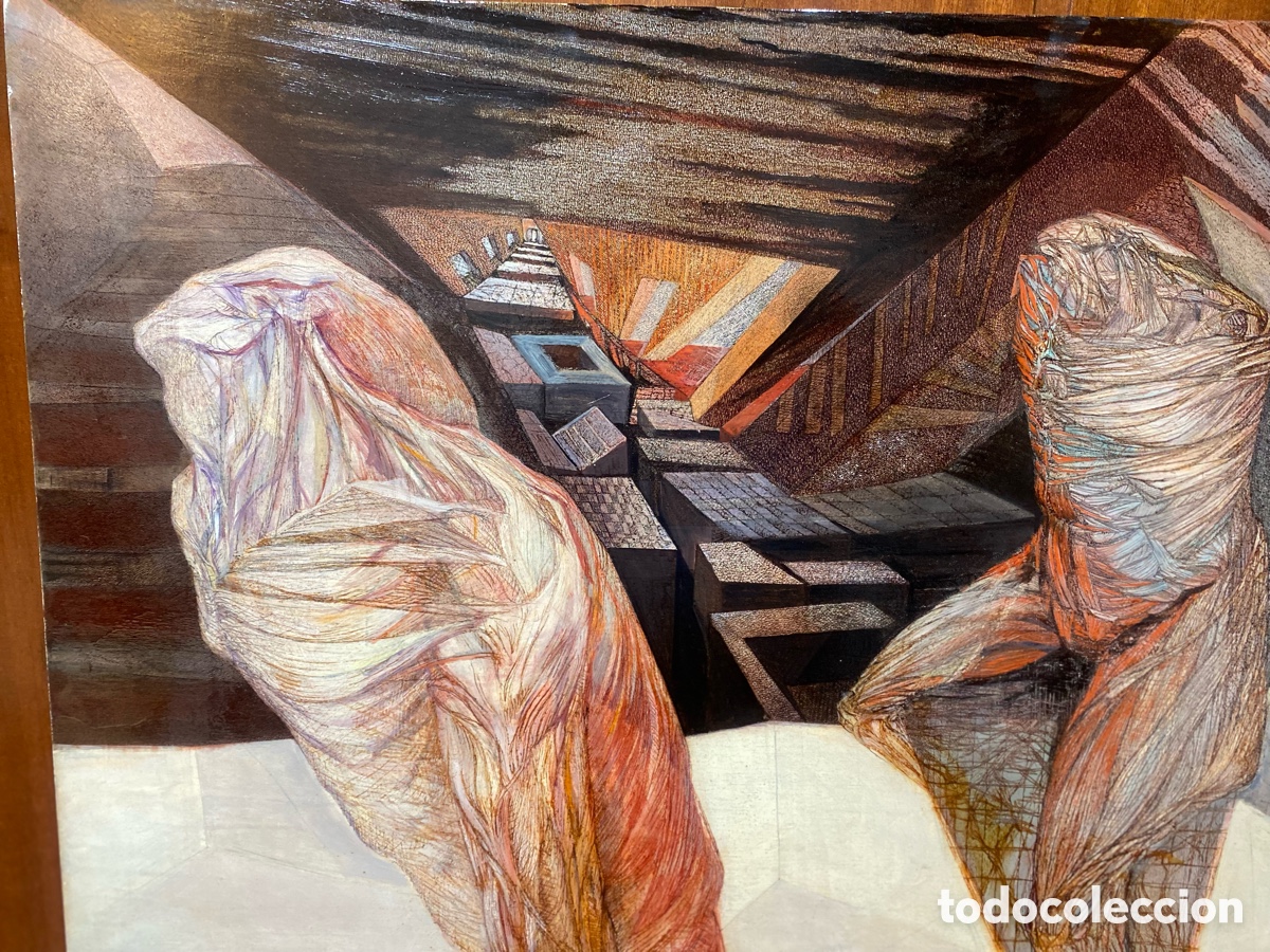 Arte: &Oacute;leo sobre tabla de madera - Foto 3