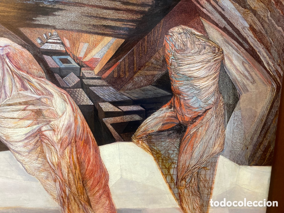 Arte: &Oacute;leo sobre tabla de madera - Foto 4