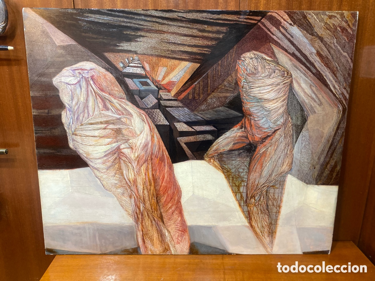 Arte: &Oacute;leo sobre tabla de madera - Foto 6