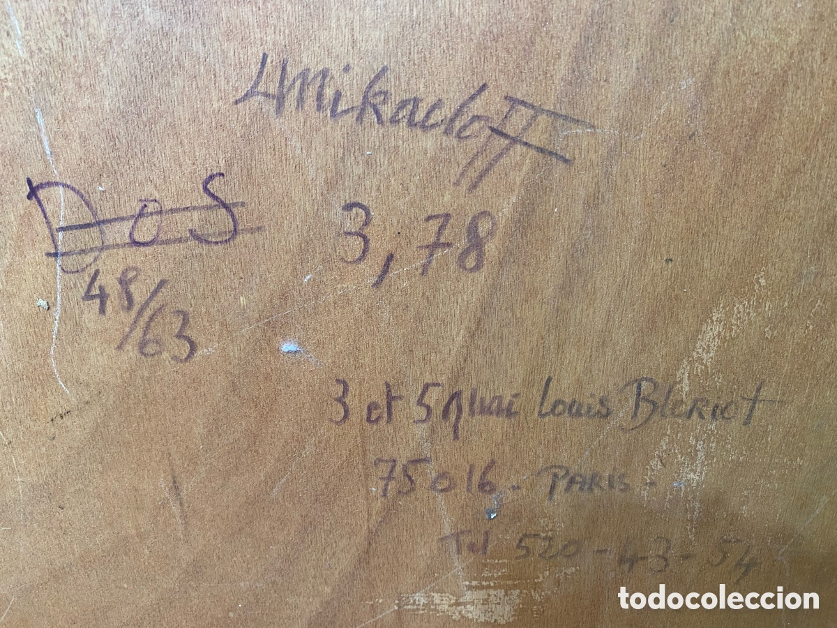 Arte: Pintura al &oacute;leo en tabla de madera - Foto 6
