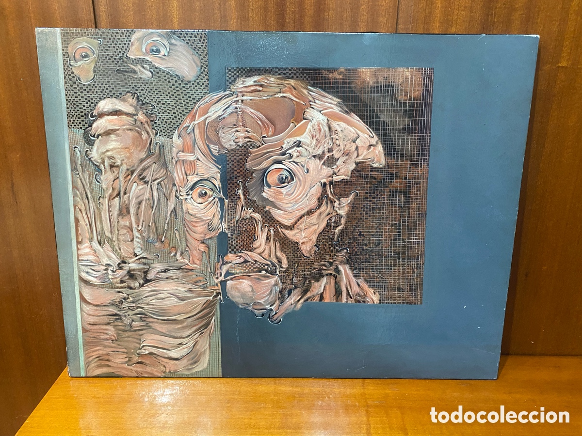 Arte: Pintura al &oacute;leo en tabla de madera - Foto 1