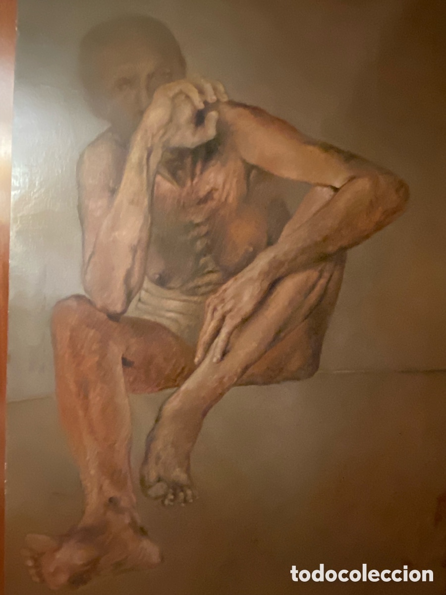 Arte: Pintura, &oacute;leo sobre tabla de madera