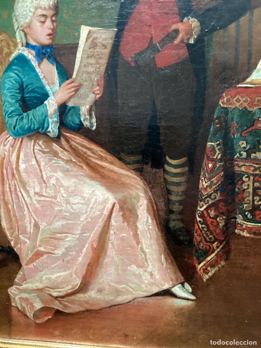 Arte: oleo/lienzo ,&rdquo;pareja en El salon&rdquo; - Foto 19
