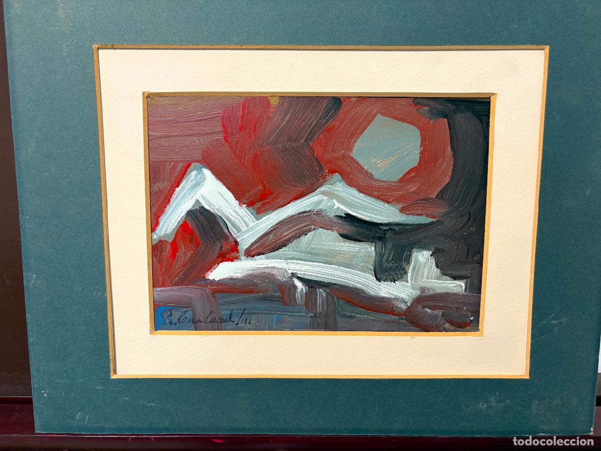 Arte: Paisaje abstracto por Camilo Pena Casal (El Ferrol, La Coru&ntilde;a 1932-Madrid 2004)