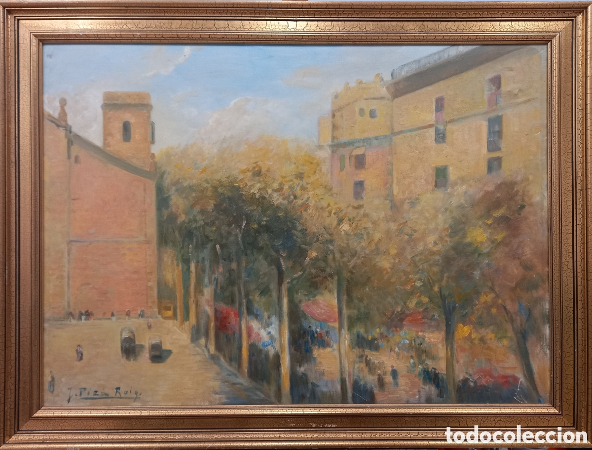 Arte: JAUME PIZ&Agrave; ROIG Ramblas de Barcelona