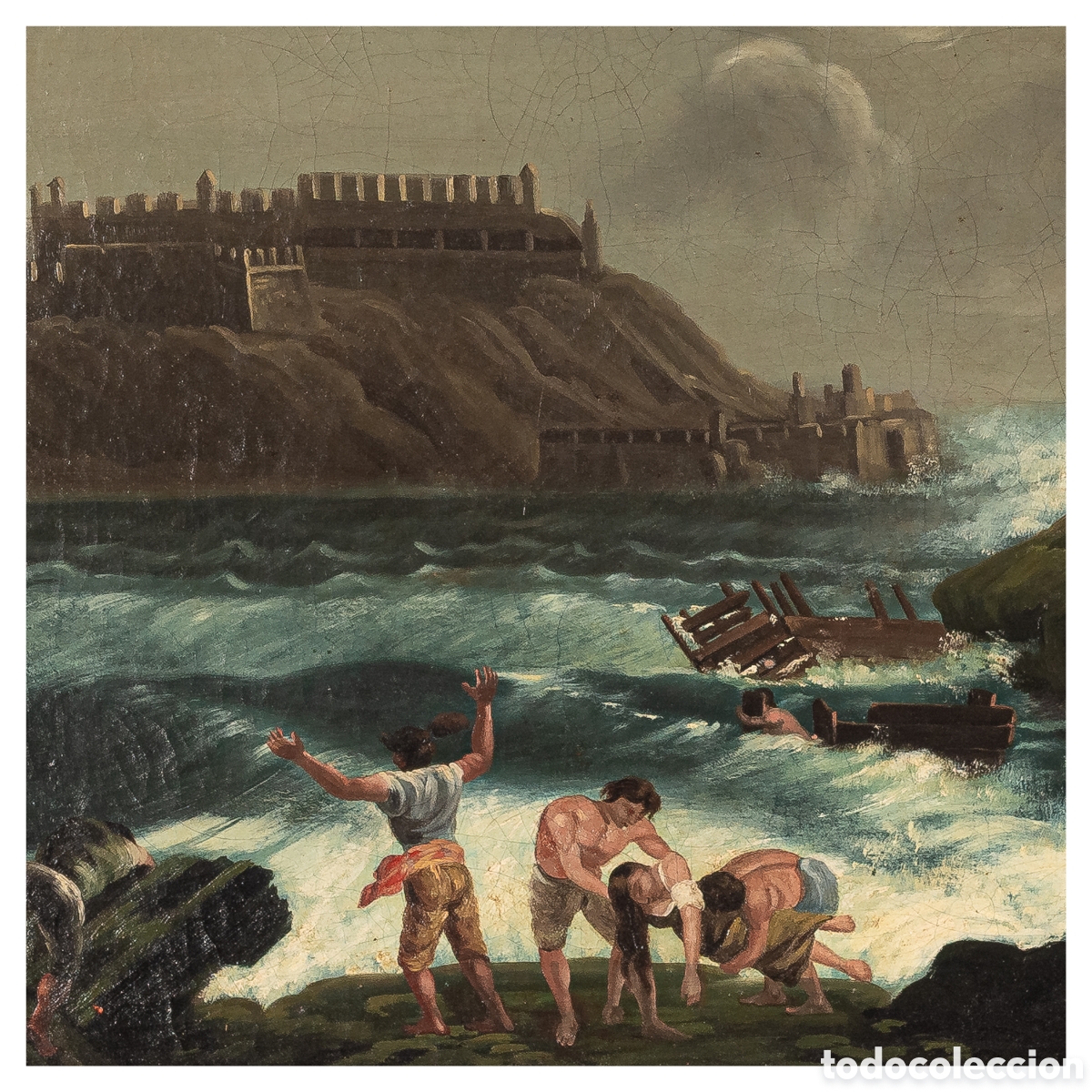 Arte: SEGUIDOR DE CLAUDE JOSEPH VERNET - Foto 2