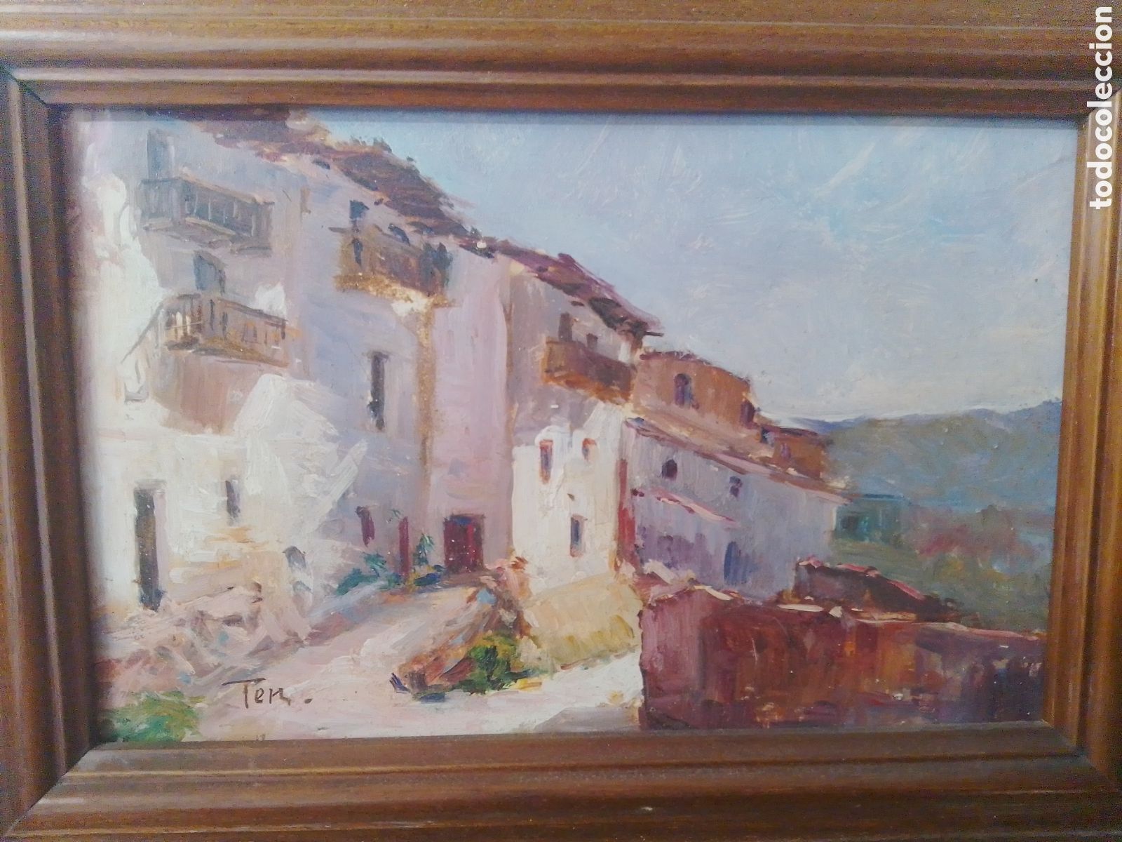 Arte: PAISAJE DE ENCARNA TEN. OLEO SOBRE LIENZO.