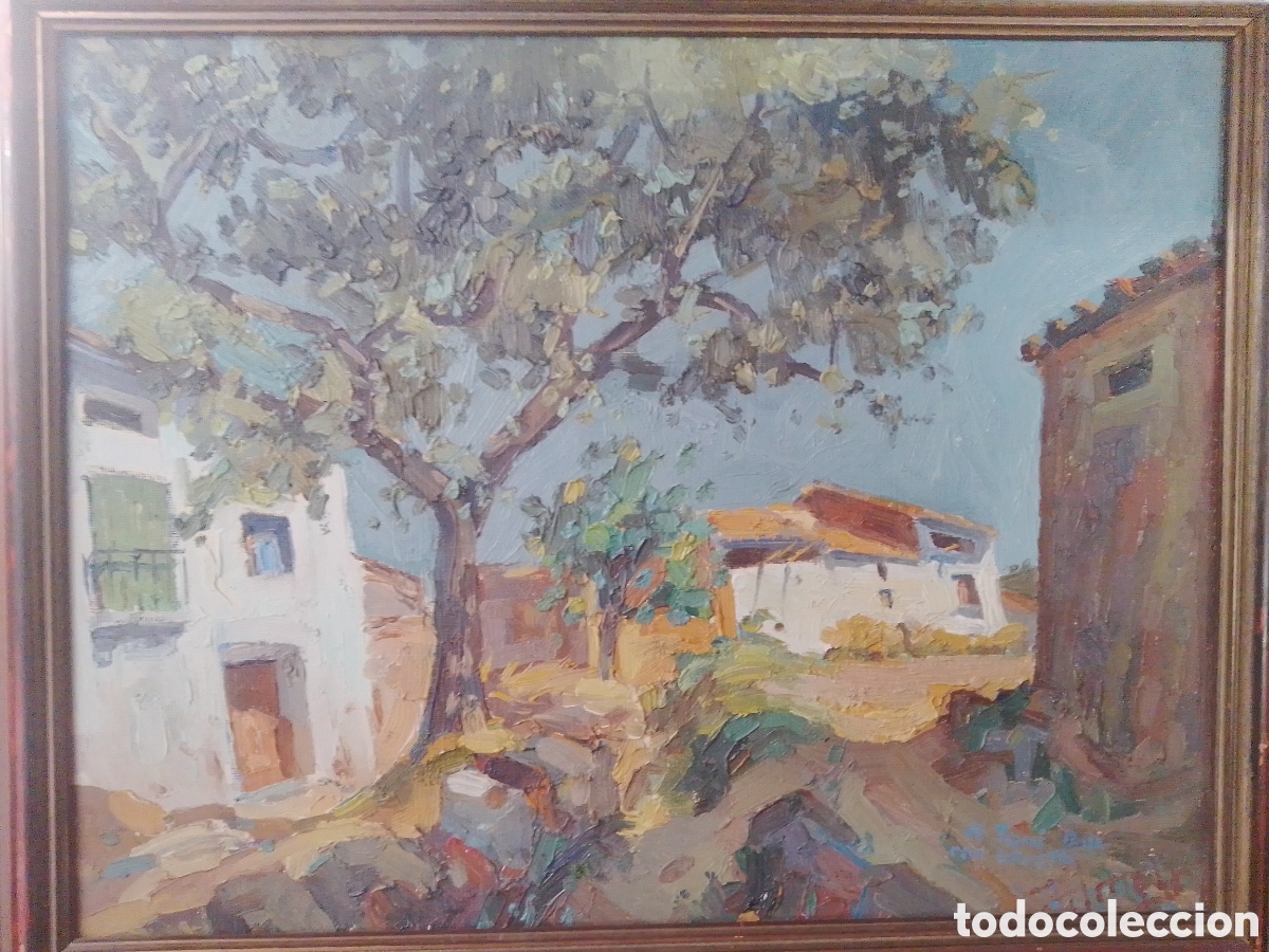 Arte: PAISAJE ILICITANO. TOMAS ALMELA. OLEO SOBRE LIENZO. ELCHE, 1934