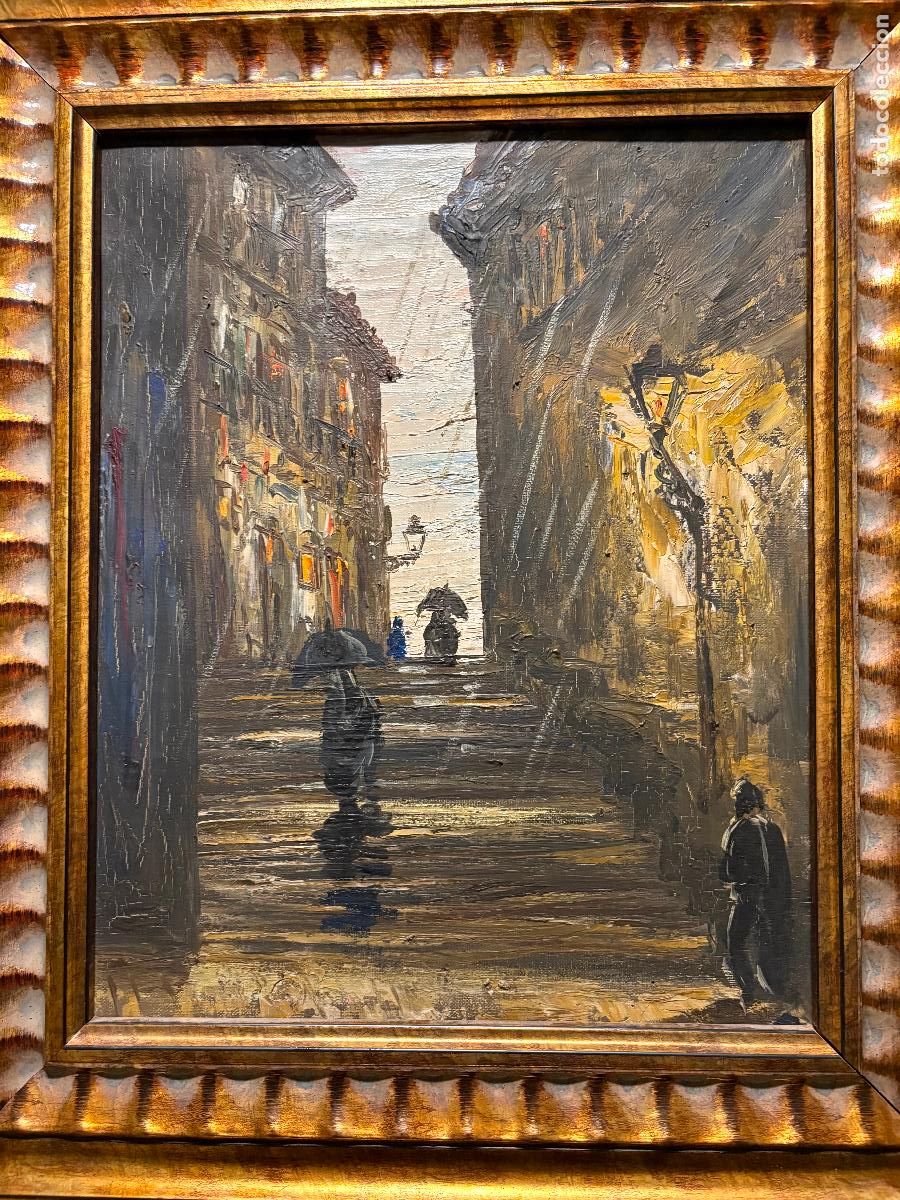 Arte: Calle del Toro por Ferm&iacute;n Santos, sin firmar.