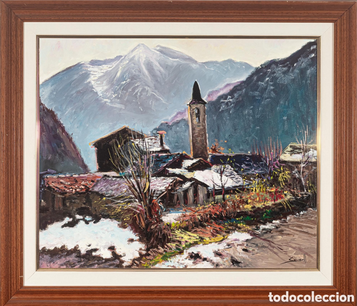 Arte: SAUMELL Pueblo pirenaico