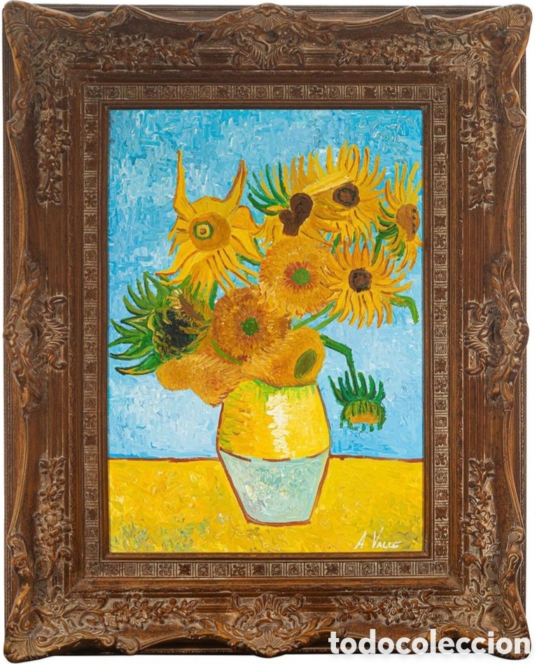 Arte: A. VALLE Girasoles de Van Gogh