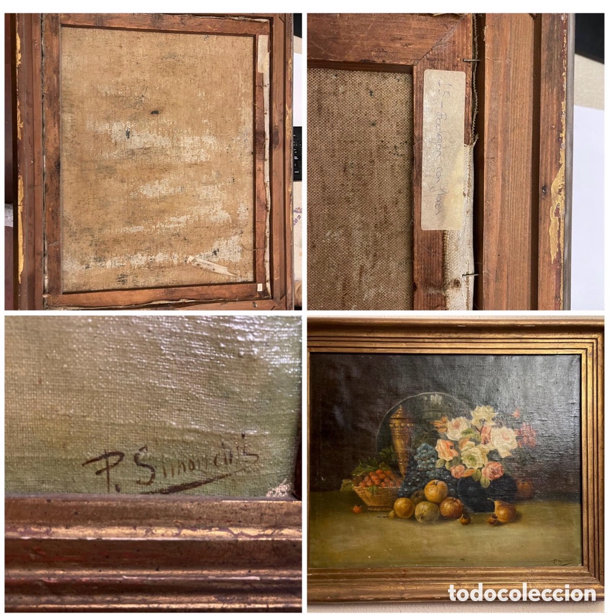 Arte: Cuadro Bodeg&oacute;n de Flores - Foto 2