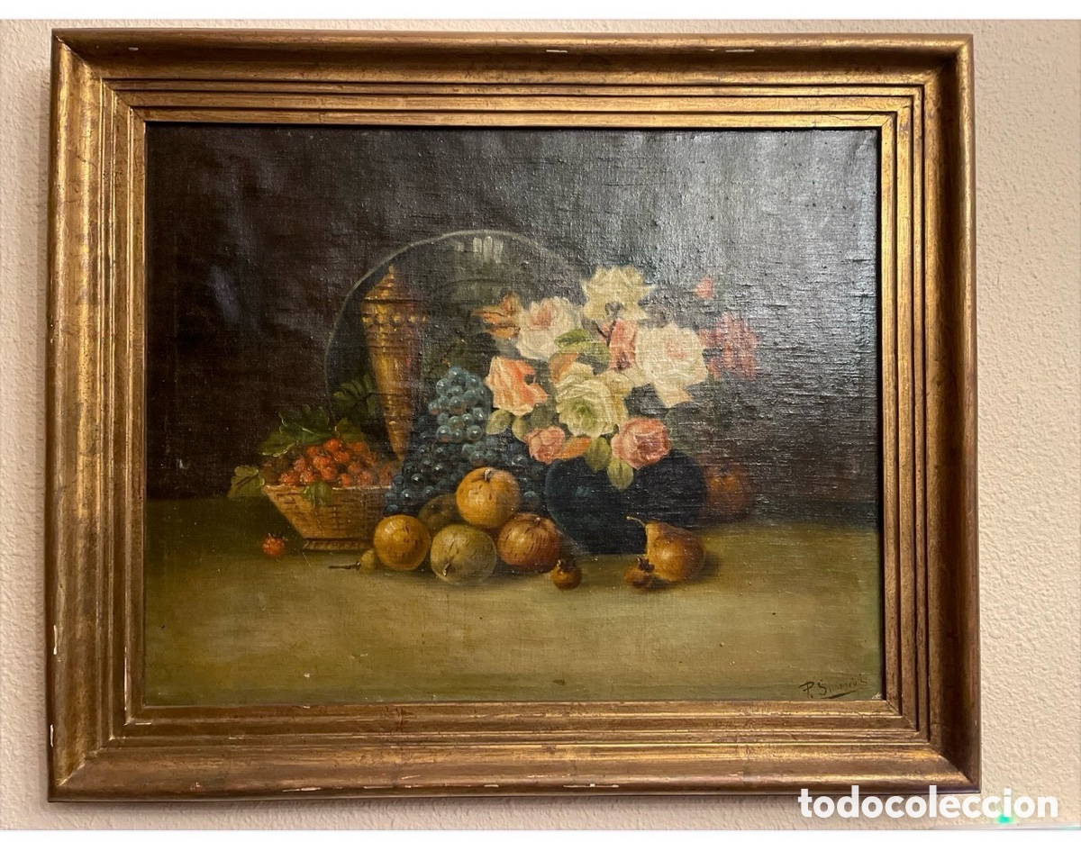 Arte: Cuadro Bodeg&oacute;n de Flores