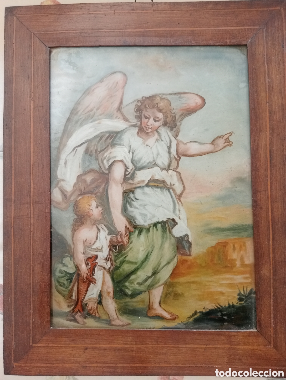 Arte: Colecci&oacute;n de pintura sobre cristal del XVIII