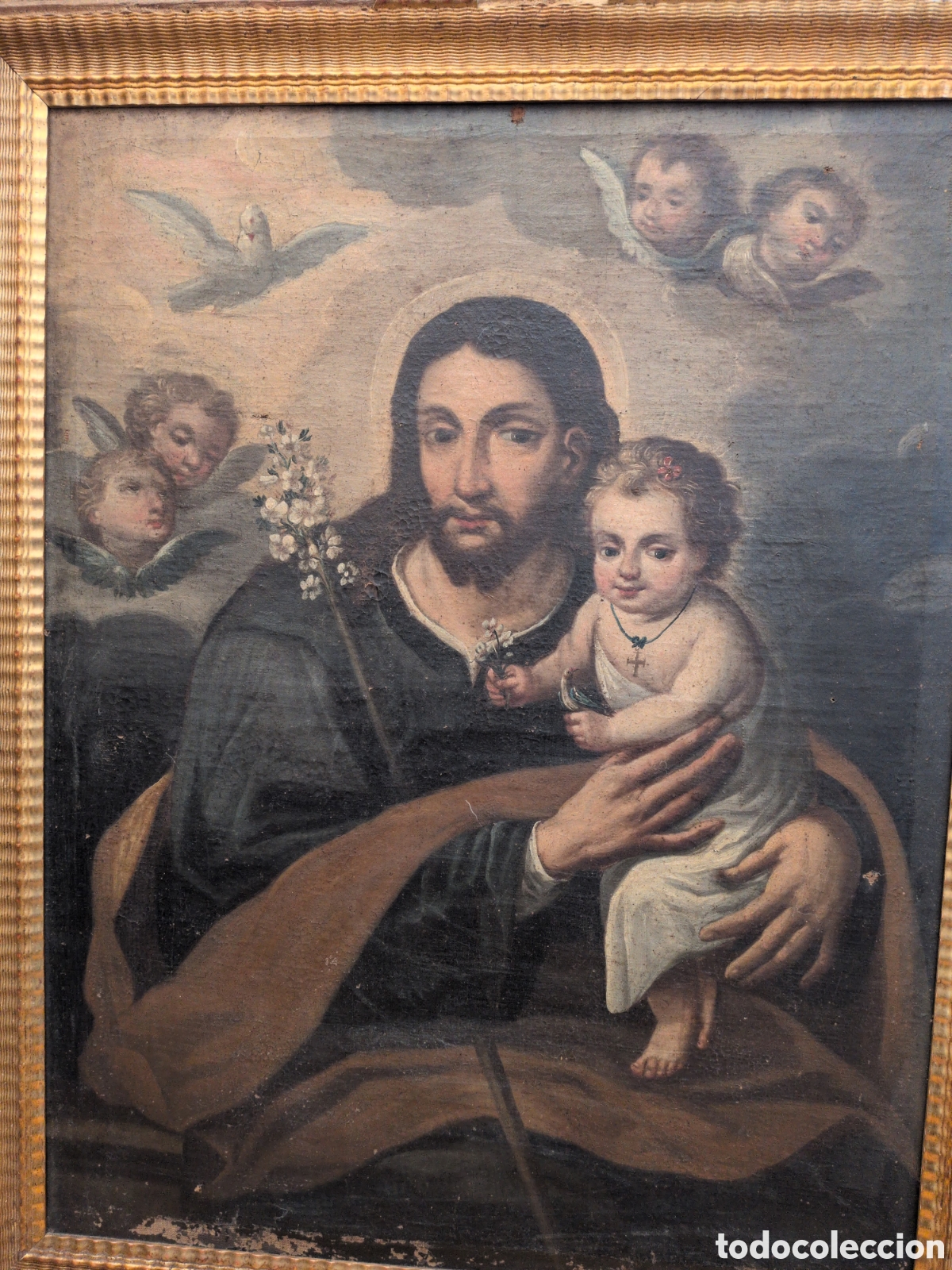 Arte: San Jos&eacute; con el ni&ntilde;o Jes&uacute;s