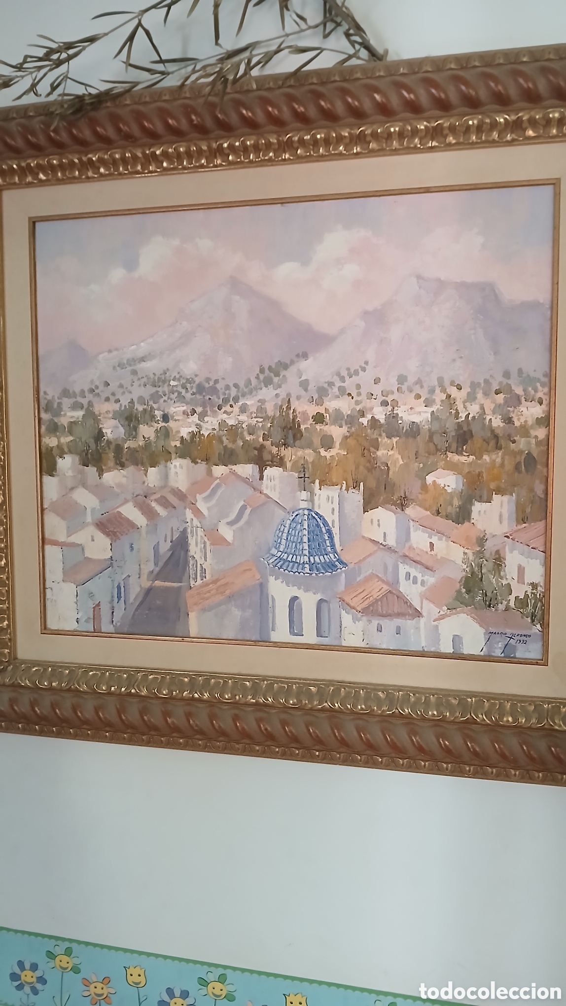 Arte: Cuadro Pintor Madrid Alfonso 1992