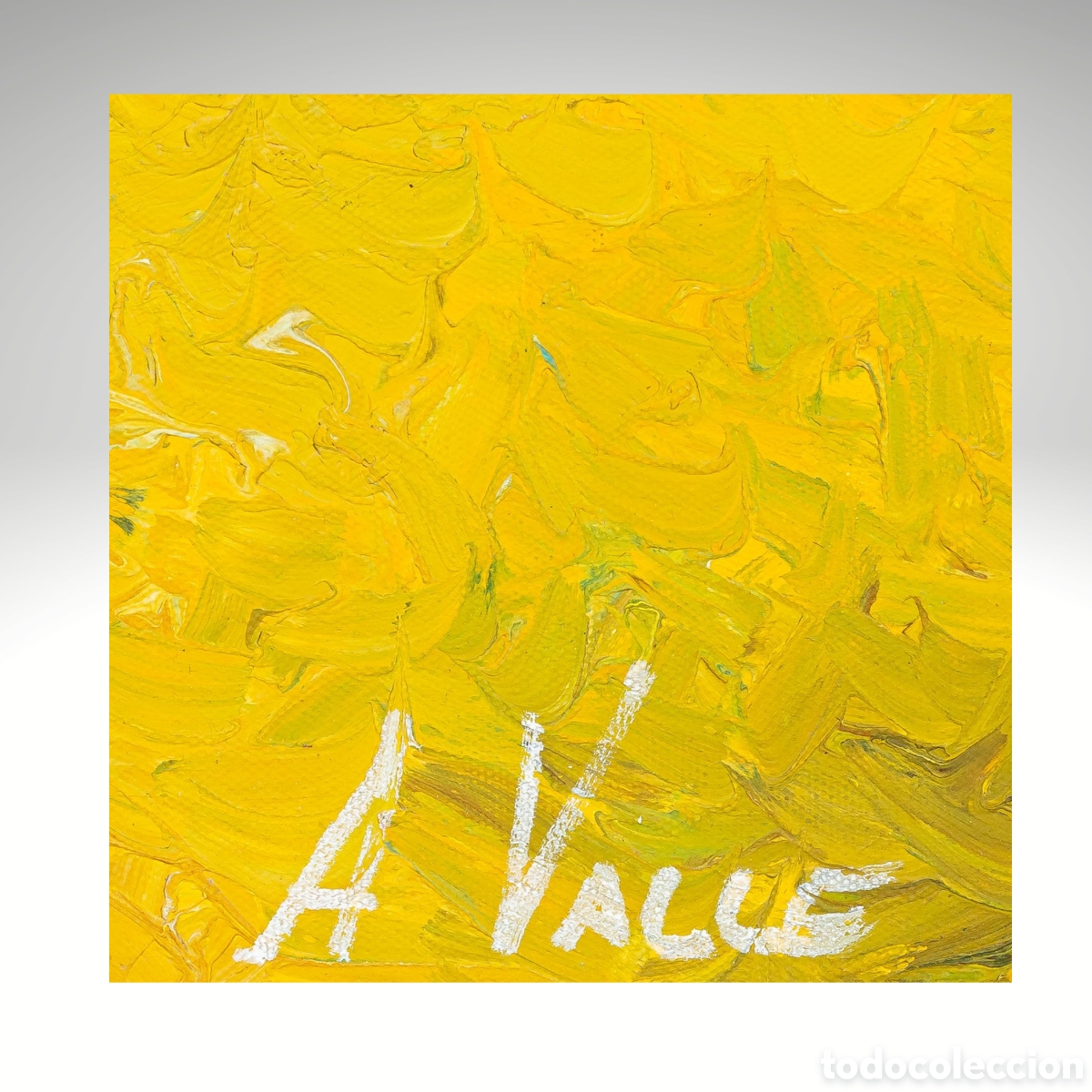 Arte: A. VALLE Girasoles de Van Gogh - Foto 2