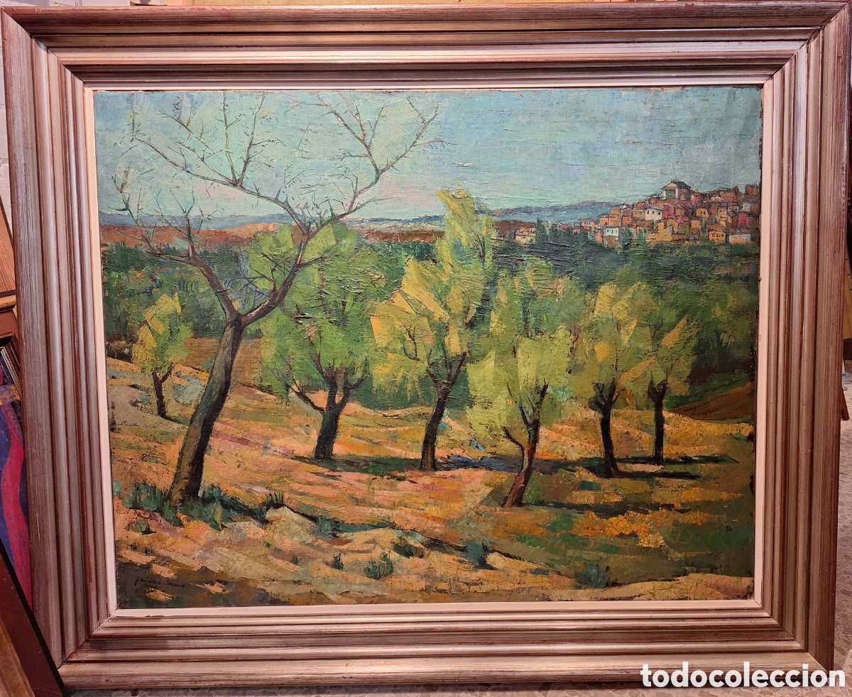 Arte: PAISAJE DE 1934 POR FRANCISCO LOZANO SANCH&Iacute;S (1912-2000)