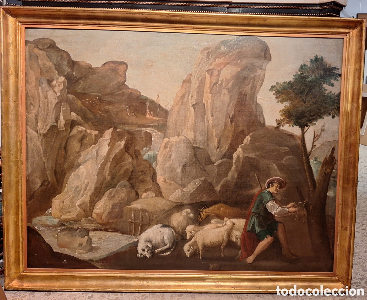 Art: JACOB Y LOS REBA&Ntilde;OS DE LAB&Aacute;N. ESCUELA ESPA&Ntilde;OLA DEL S.XVII.