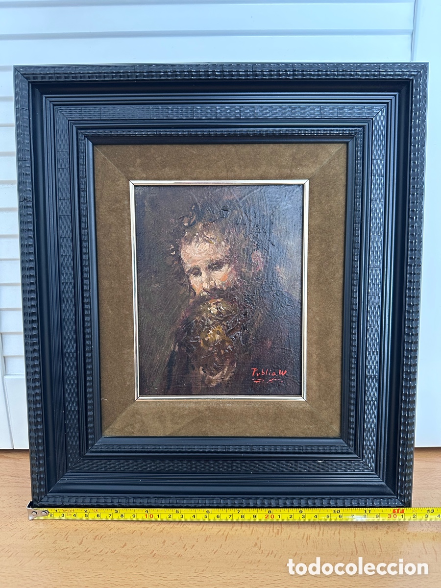 Arte: &Oacute;leo retrato FIRMADO