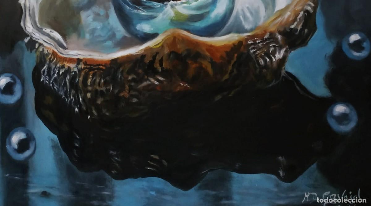 Arte: oleo/tabla de 50*50 cm &rdquo;perla oculta&rdquo; - Foto 3