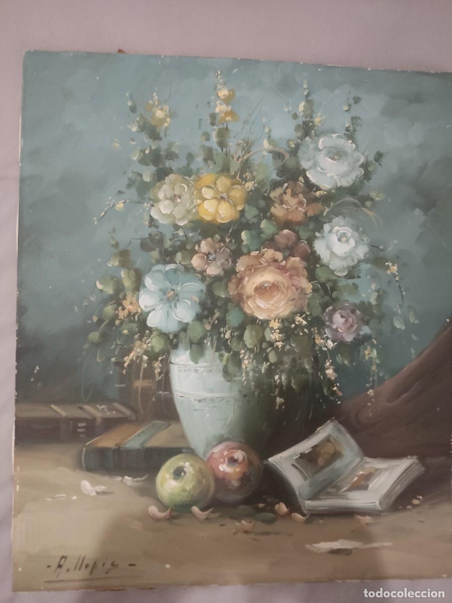 Arte: Lienzo , bodeg&oacute;n. A. Llopis - Foto 1