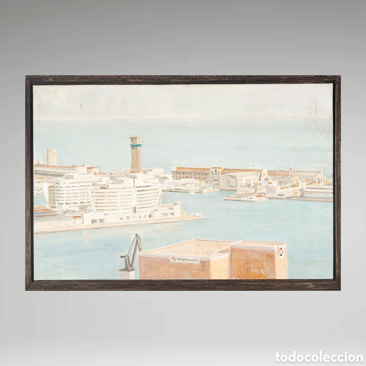 Arte: ALICIA GRAU Puerto de Barcelona