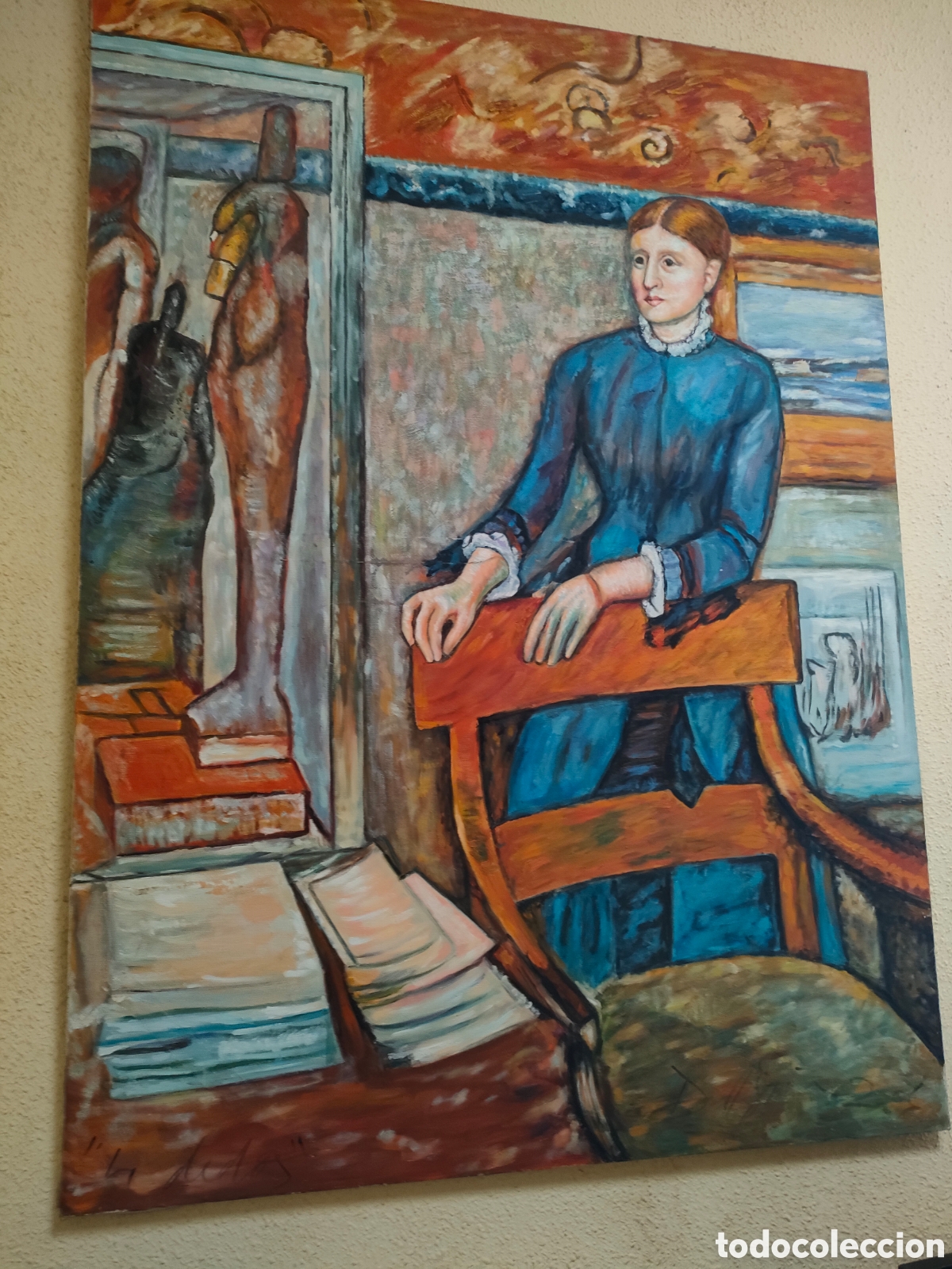 Arte: Oleo del pintor David Espa&ntilde;a Casares (M&aacute;laga)