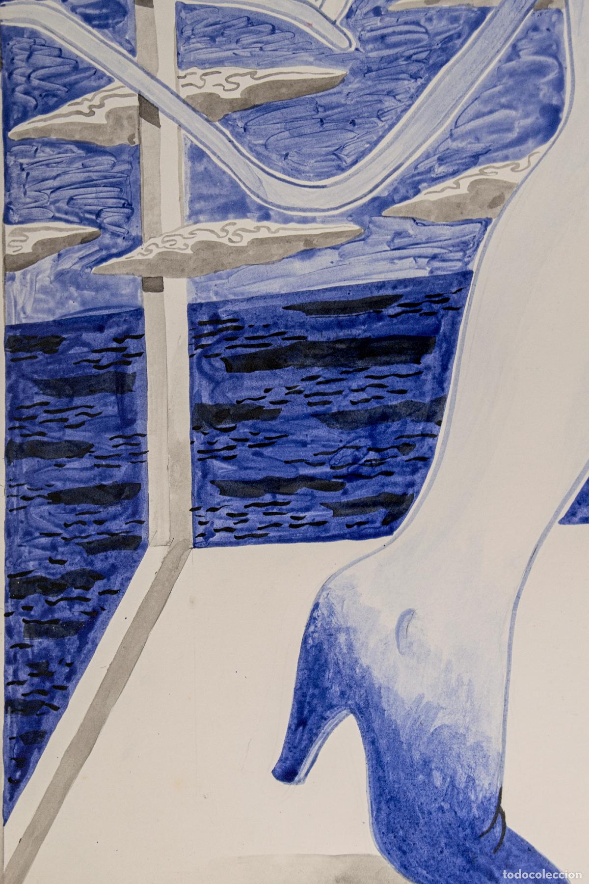 Arte: Gerard Sala (1942) | &rdquo;Eixir&rdquo; | Gran T&eacute;cnica Mixta Original (1994) | Con procedencia - Foto 5