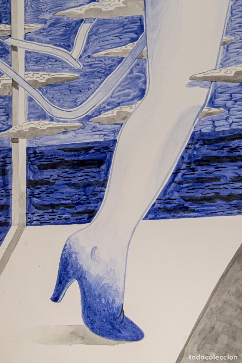 Arte: Gerard Sala (1942) | &rdquo;Eixir&rdquo; | Gran T&eacute;cnica Mixta Original (1994) | Con procedencia - Foto 6