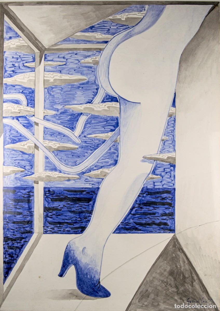 Arte: Gerard Sala (1942) | &rdquo;Eixir&rdquo; | Gran T&eacute;cnica Mixta Original (1994) | Con procedencia - Foto 9