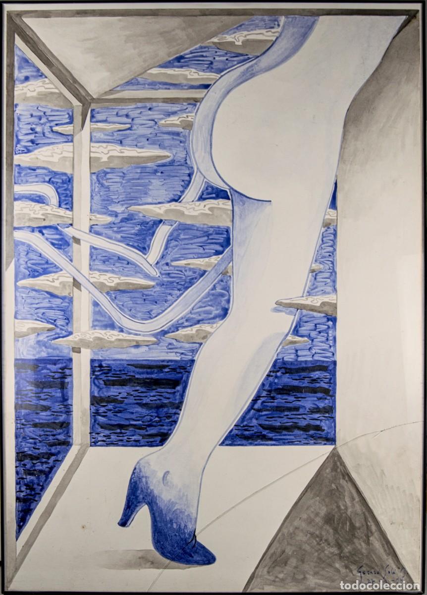 Arte: Gerard Sala (1942) | &rdquo;Eixir&rdquo; | Gran T&eacute;cnica Mixta Original (1994) | Con procedencia - Foto 10