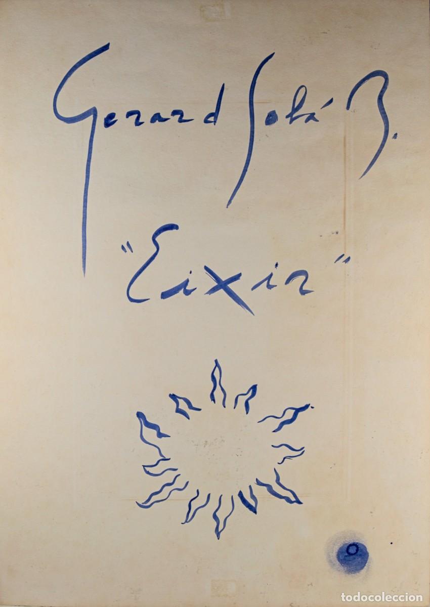 Arte: Gerard Sala (1942) | &rdquo;Eixir&rdquo; | Gran T&eacute;cnica Mixta Original (1994) | Con procedencia - Foto 11