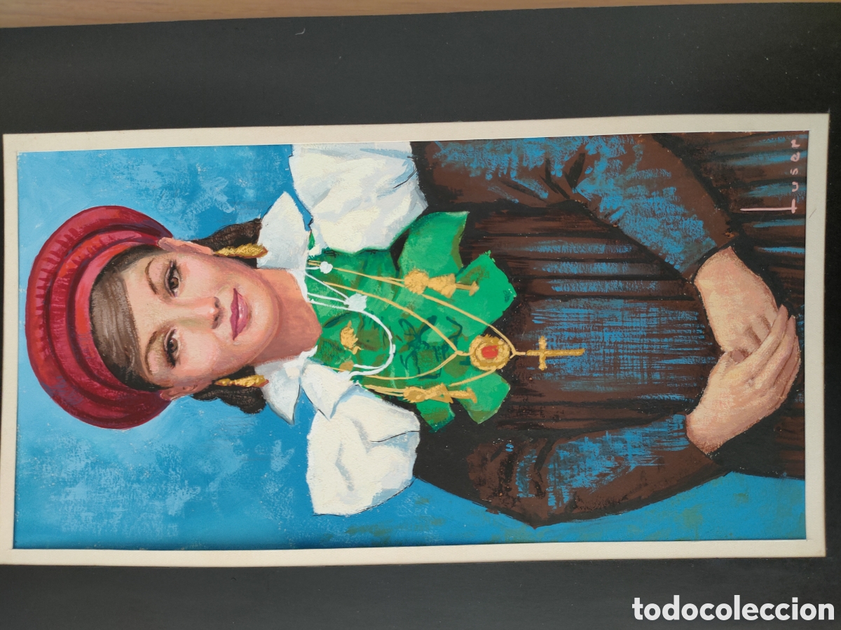 Arte: Tuser t&eacute;cnica mixta sobre cartulina