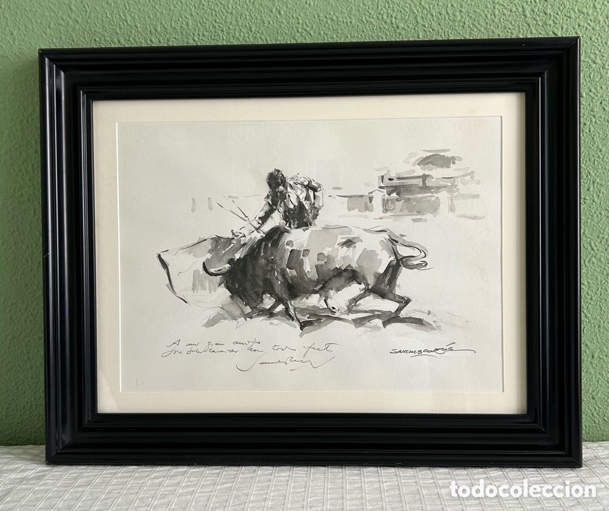Arte: Acuarela taurina Alfredo Sanchis Cortes