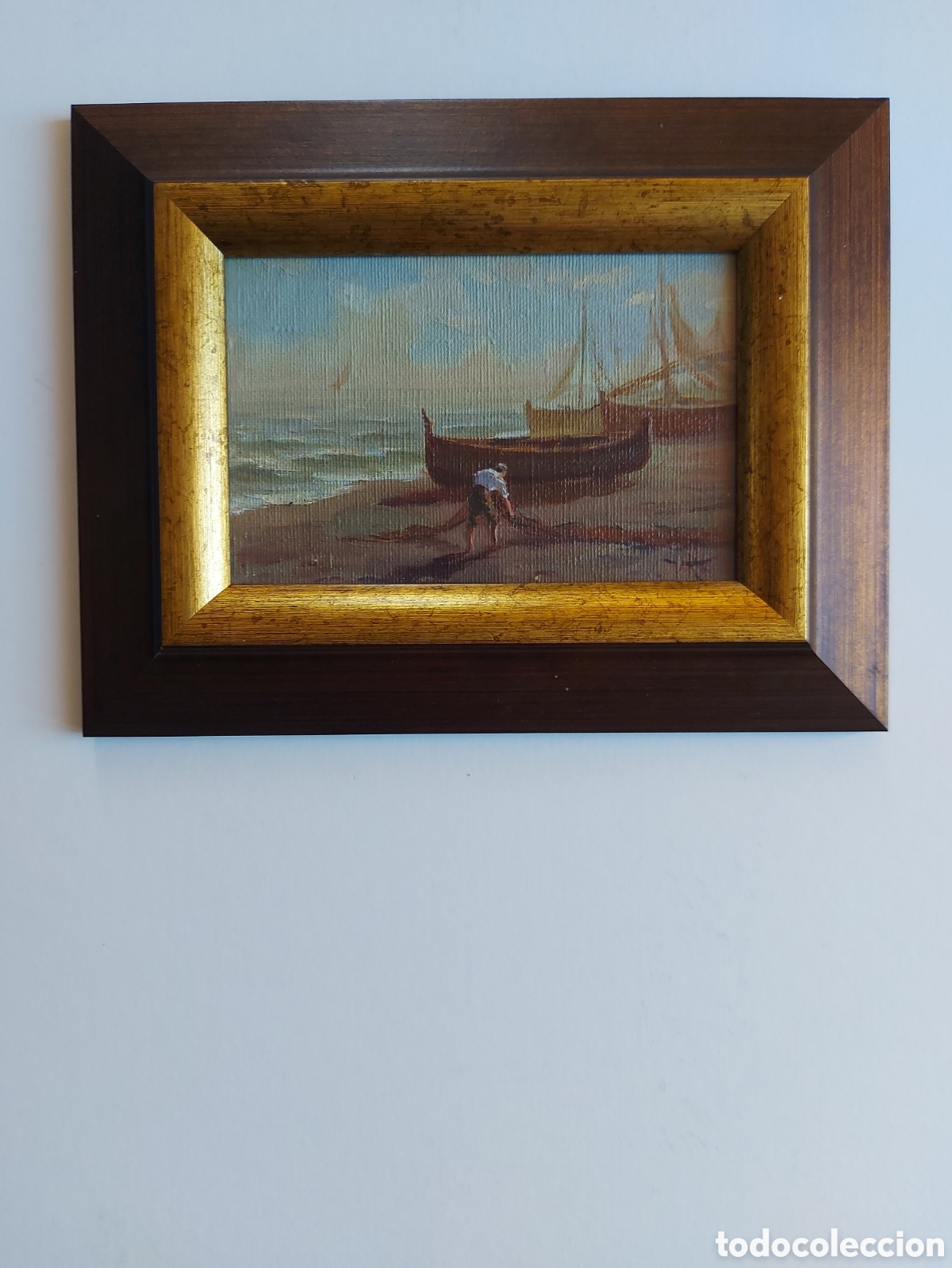 Arte: PESCADORES AL ATARDECER