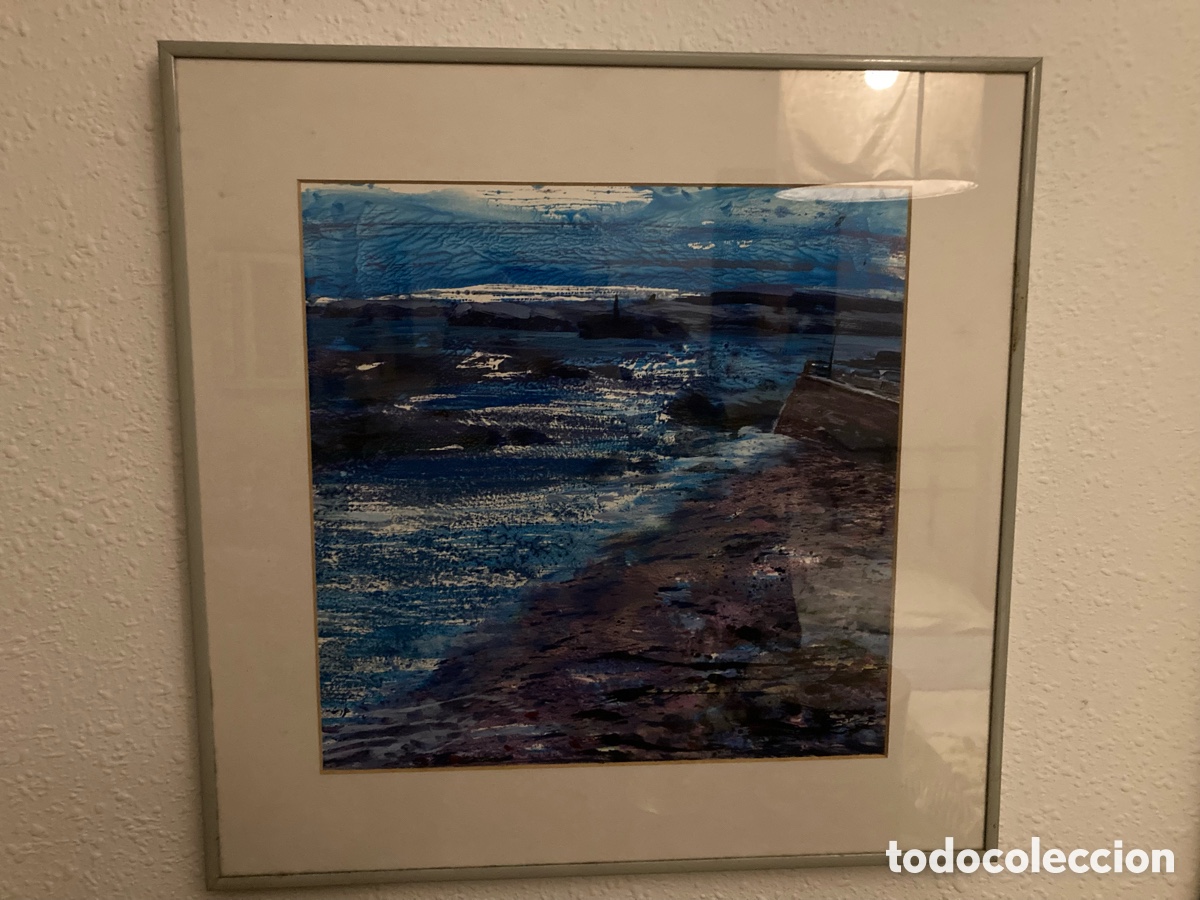 Arte: Acr&iacute;lico sobre lienzo del pintor Agust&iacute;n de Celis &rdquo;Mar Cant&aacute;brico &ldquo;