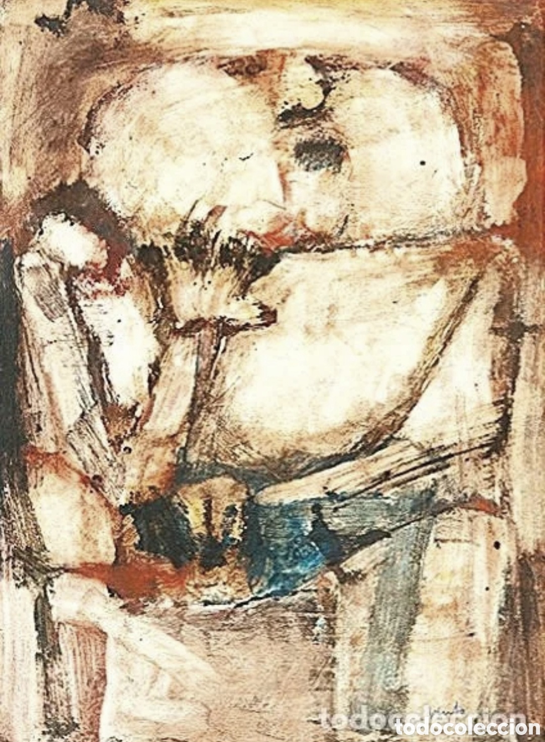 Arte: JOSE VENTO RUIZ (VALENCIA 1925-MADRID) &rdquo;SIN T&Iacute;TULO&rdquo; &Oacute;LEO SOBRE PAPEL (69 x 49)