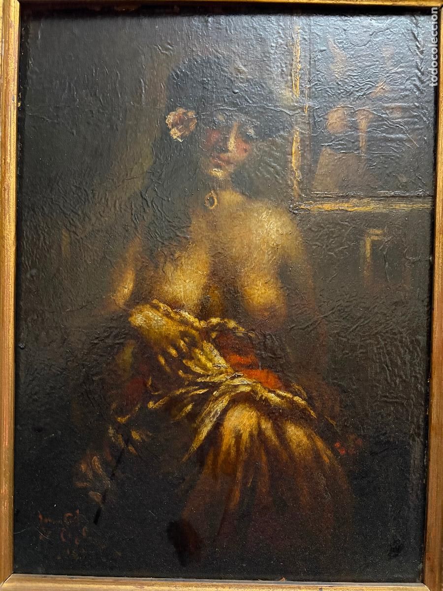Arte: Mujer nativa, firmada por Juan Antonio de Acha