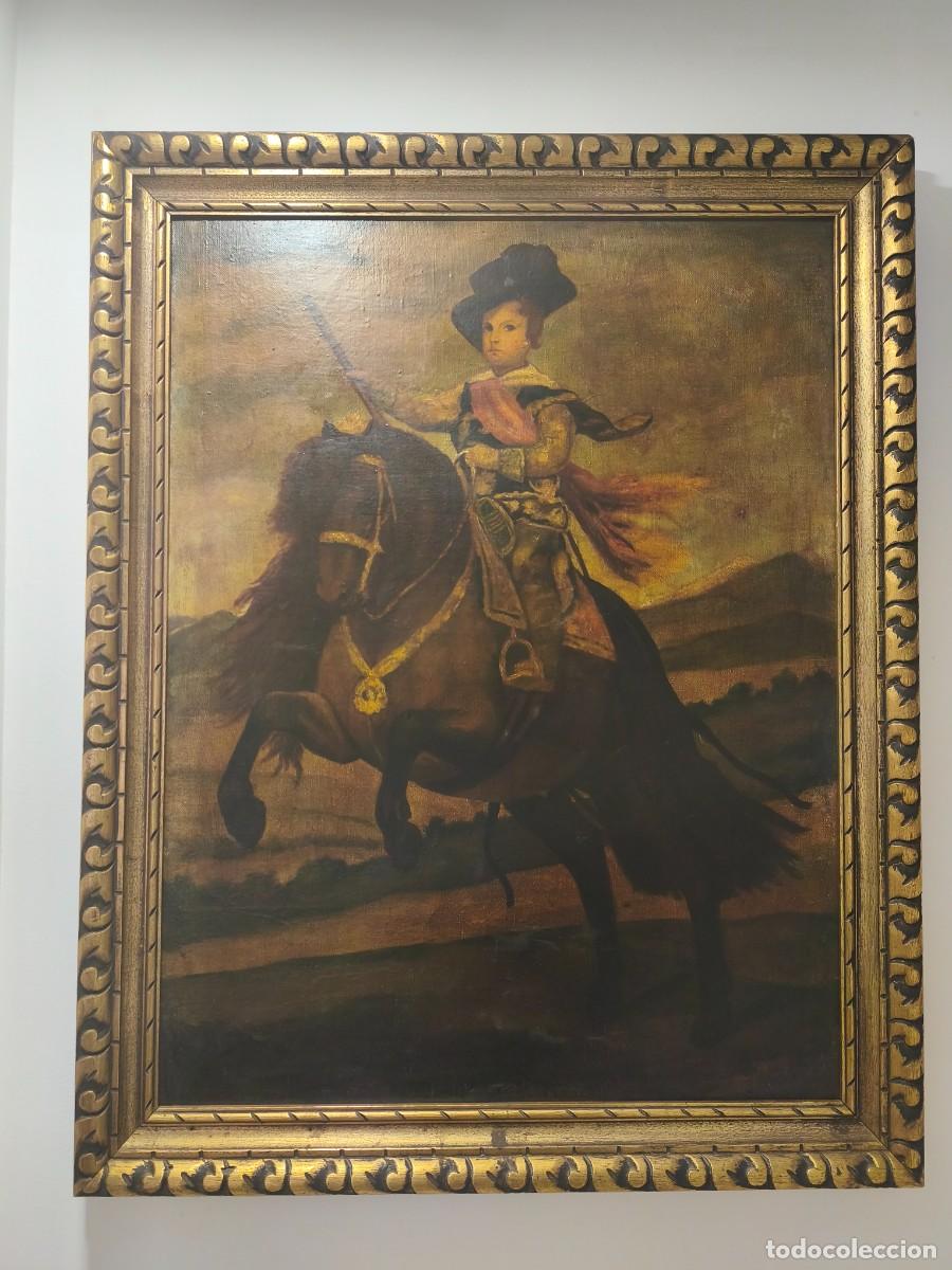 Arte: Oleo sobre lienzo S.XIX aprox. - Foto 1