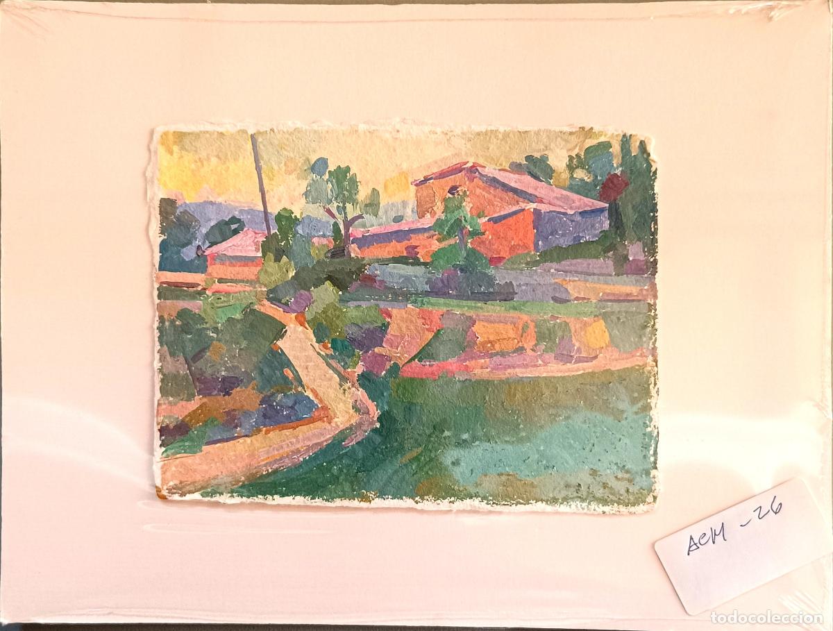 Arte: Ilegible - Vistas al caserio - medida sin indicar