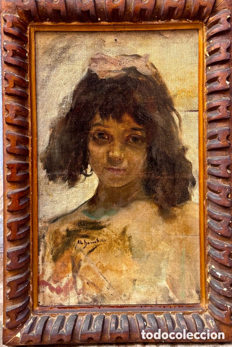 Arte: Manuel Benedito y Vives. &Oacute;leo/lienzo &ldquo;Ni&ntilde;a gitana&rdquo;