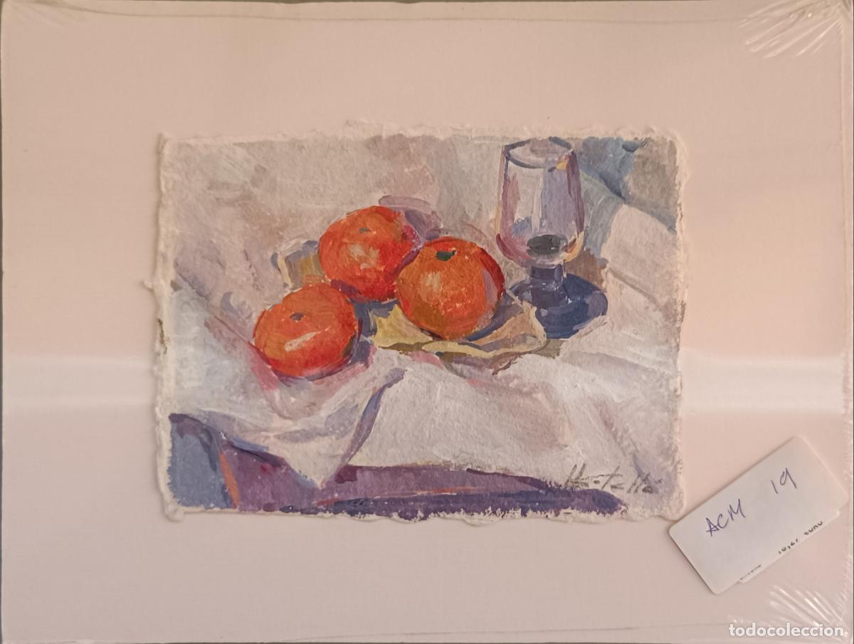 Arte: Gaya - Frutas sobre la mesa - Acuarela