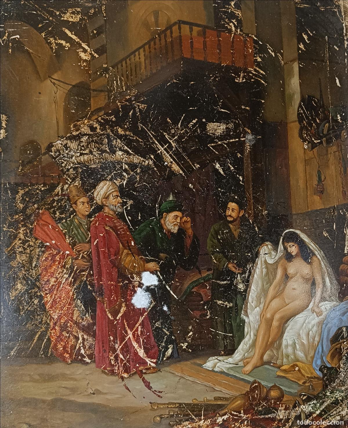 Arte: Anonimo - Crucifixi&oacute;n de Cristo - Oleo sobre plancha - se encuentran da&ntilde;ados