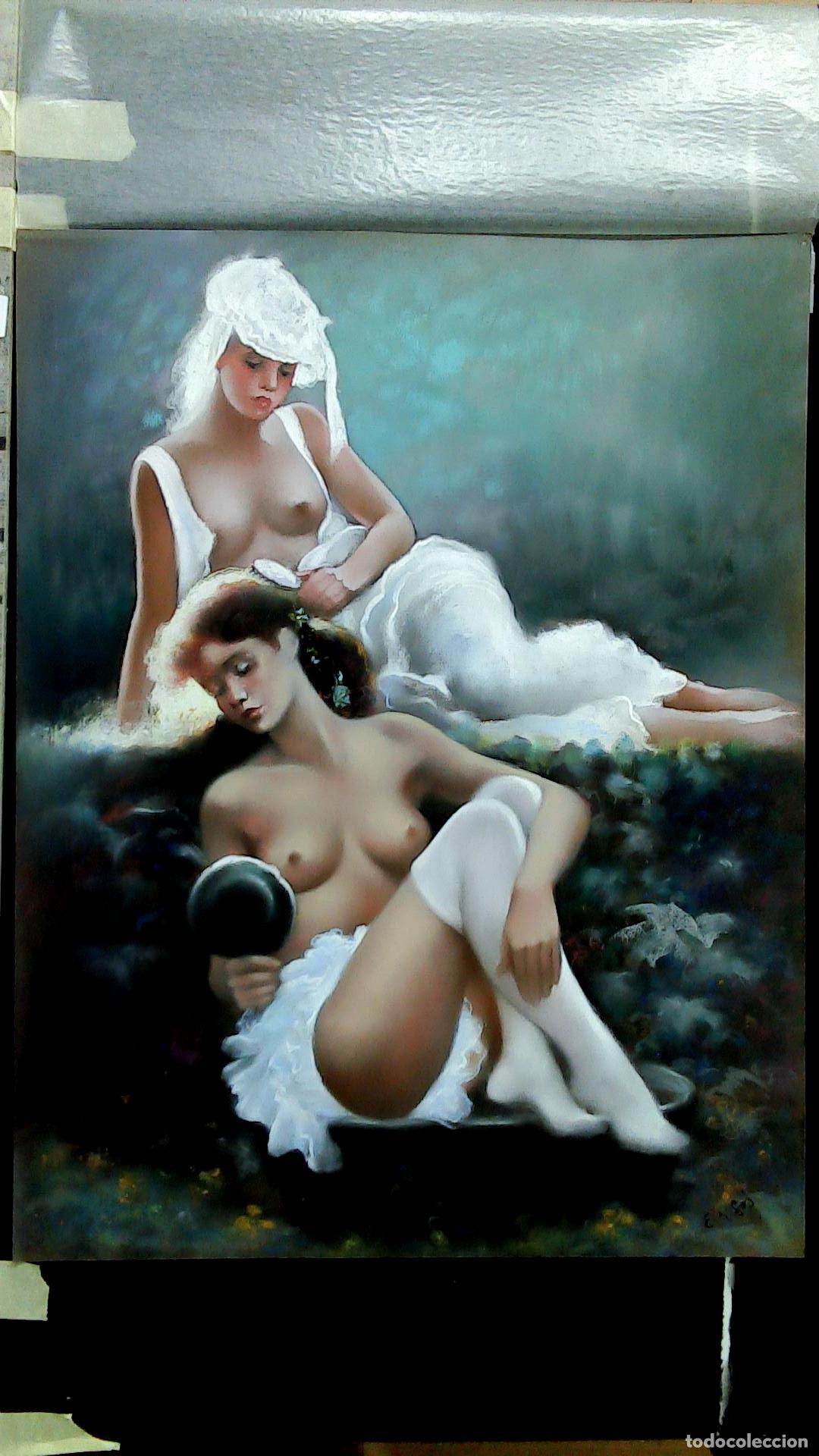 Arte: Enric Montserrat Foj - D&uacute;o en Blanco - Pastel