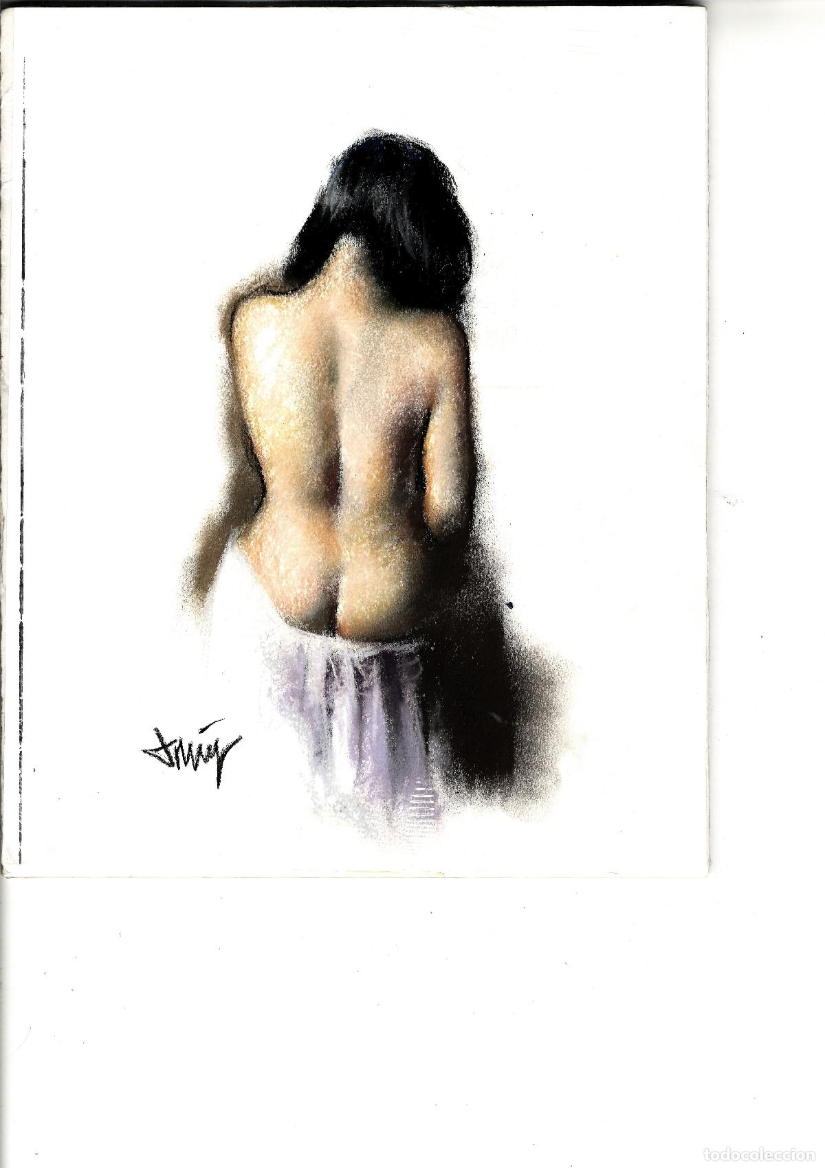 Arte: Domingo &Aacute;lvarez G&oacute;mez - Espaldas femeninas - 27x22 - Pastel