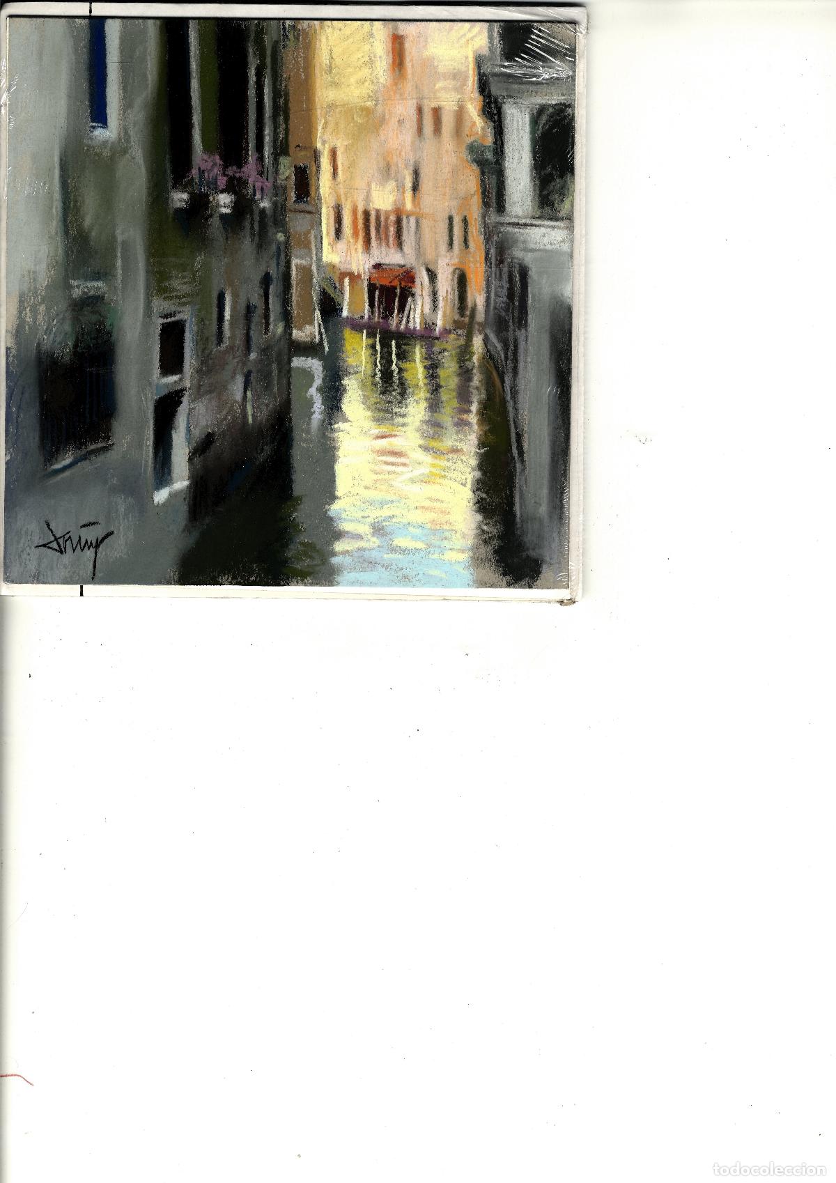 Arte: Domingo &Aacute;lvarez G&oacute;mez - Canal de Venecia - 20x20 - Pastel