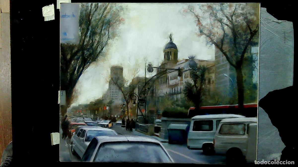Arte: Domingo &Aacute;lvarez G&oacute;mez - Vista de la ciudad - 60x50 - Pastel